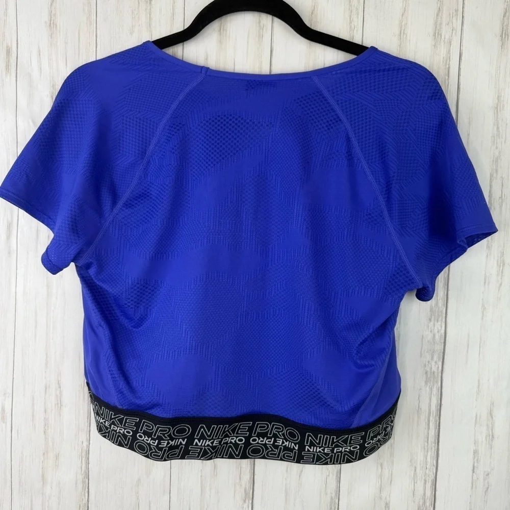 Nike Pro Purple Blue Short Sleeve Tee XL